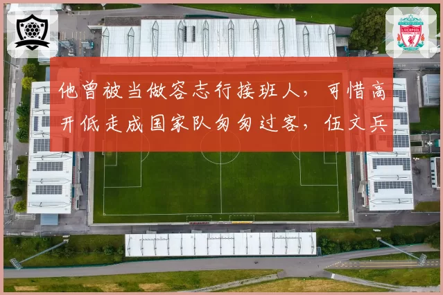 他曾被当做容志行接班人，可惜高开低走成国家队匆匆过客，伍文兵